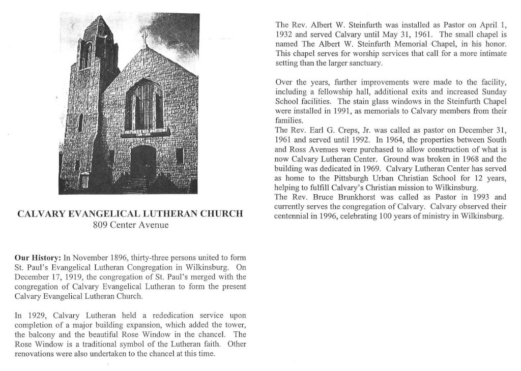 Church Tour 1999